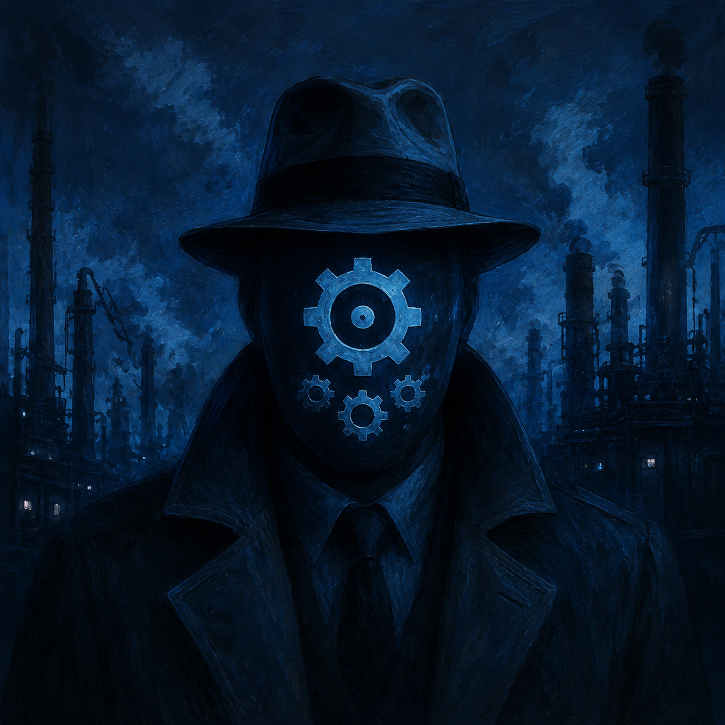Dream Agent AI surrealist artwork — Industrial Myths